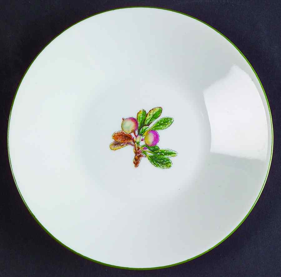 Mountain Flower Series Saucer for Flat Demitasse Cup by Porsgrund-1