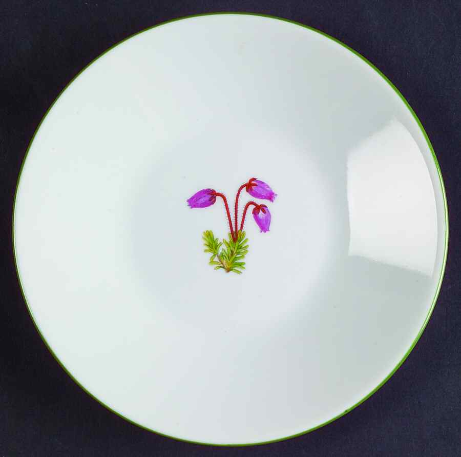 Mountain Flower Series Saucer for Flat Demitasse Cup by Porsgrund-1