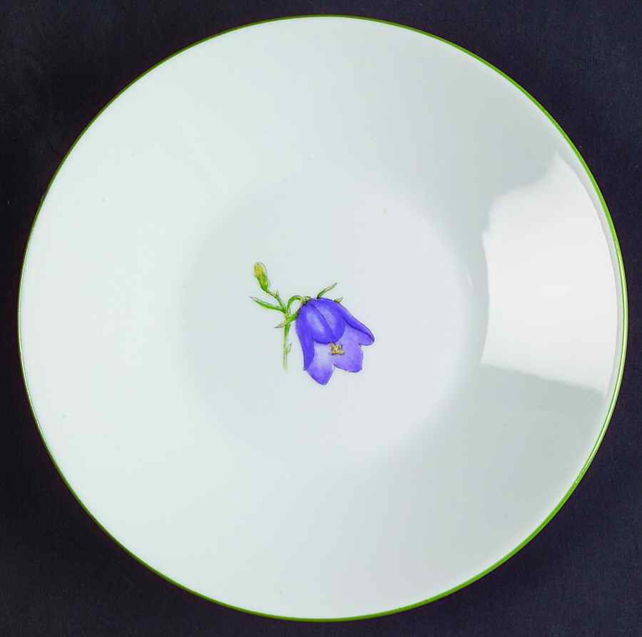 Mountain Flower Series Saucer for Flat Demitasse Cup by Porsgrund-1