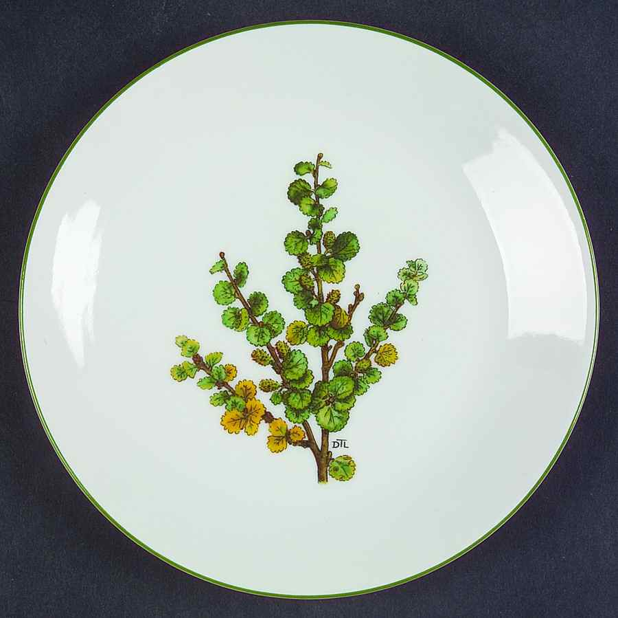 Mountain Flower Series Bread & Butter Plate by Porsgrund-1