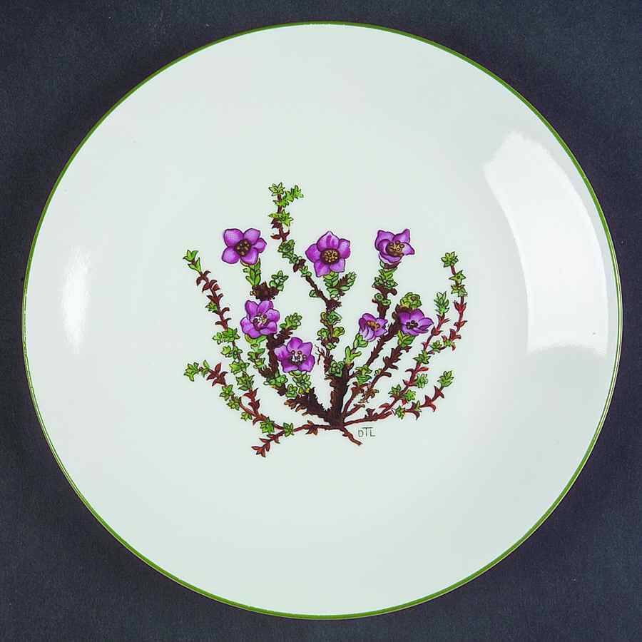 Mountain Flower Series Bread & Butter Plate by Porsgrund-1