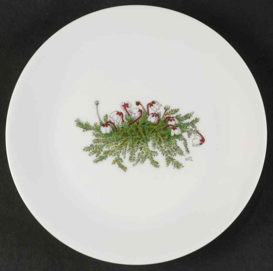 Mountain Flower Series Bread & Butter Plate by Porsgrund-1