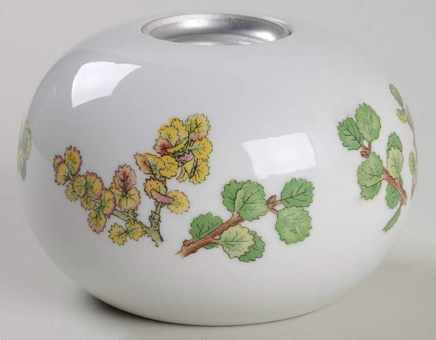 Mountain Flower Series Base for 1 Wick Candle Bowl by Porsgrund-1