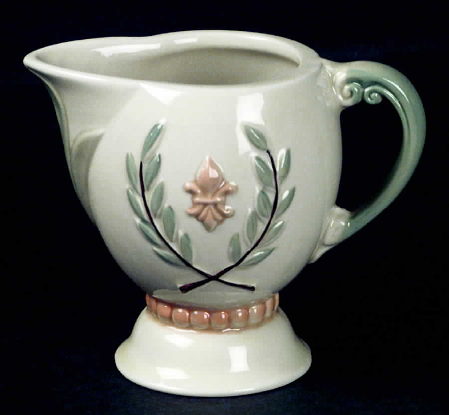 Fleur De Lis Creamer by Porcelier-1