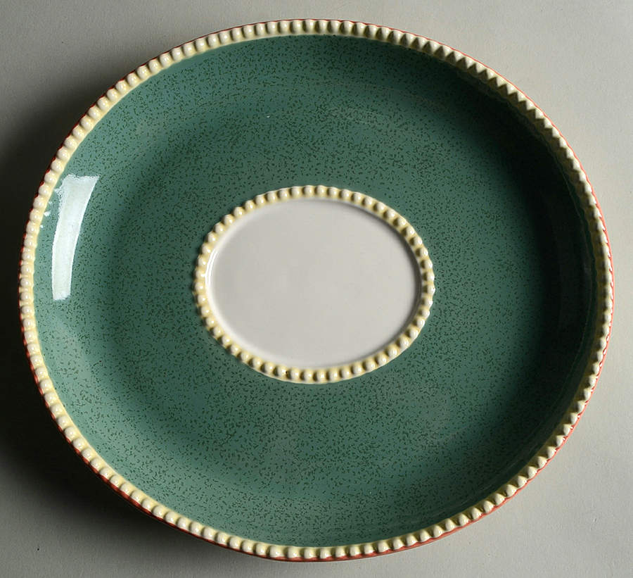 French Quarter (Stoneware) Chip Base for 3pc Chip/Dip Set by Pfaltzgraff-1