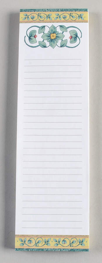 French Quarter (Stoneware) Magnetic Shopping List Pad (Paper) by Pfaltzgraff-1