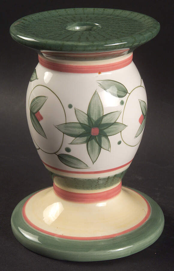 French Quarter (Stoneware) 6" Pillar Candleholder by Pfaltzgraff-1