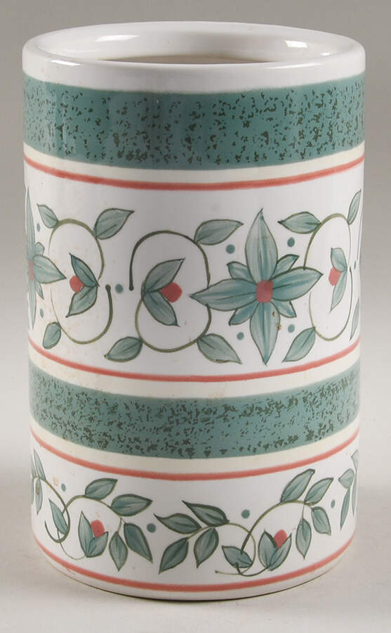 French Quarter (Stoneware) Small Cylinder Canister No Wood Lid by Pfaltzgraff-1