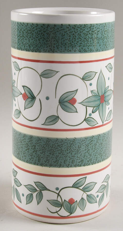 French Quarter (Stoneware) Medium Cylinder Canister No Wood Lid by Pfaltzgraff-1