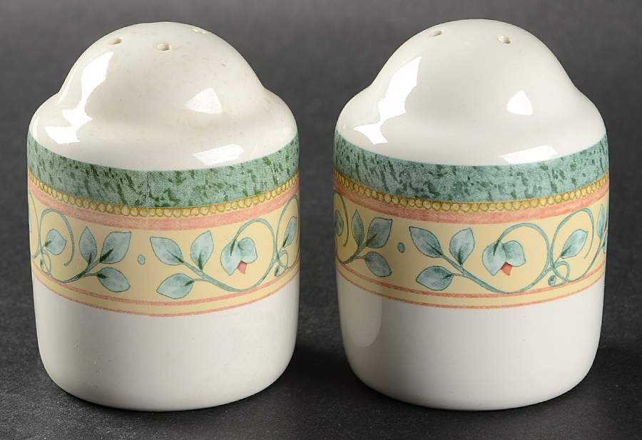 French Quarter (Stoneware) Salt & Pepper Set by Pfaltzgraff-1