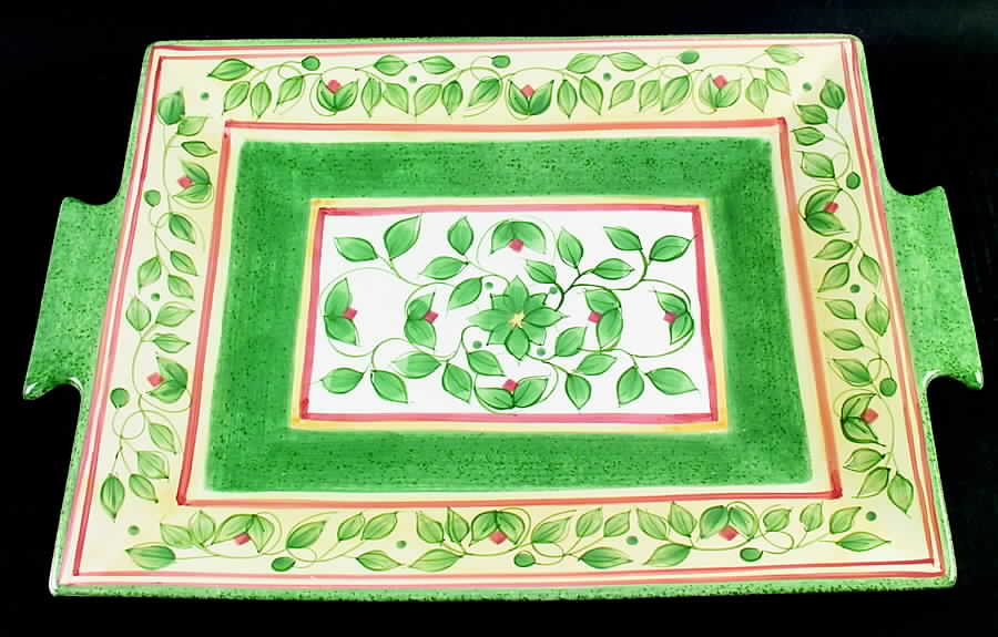 French Quarter (Stoneware) 19" Rectangular Serving Platter by Pfaltzgraff-1