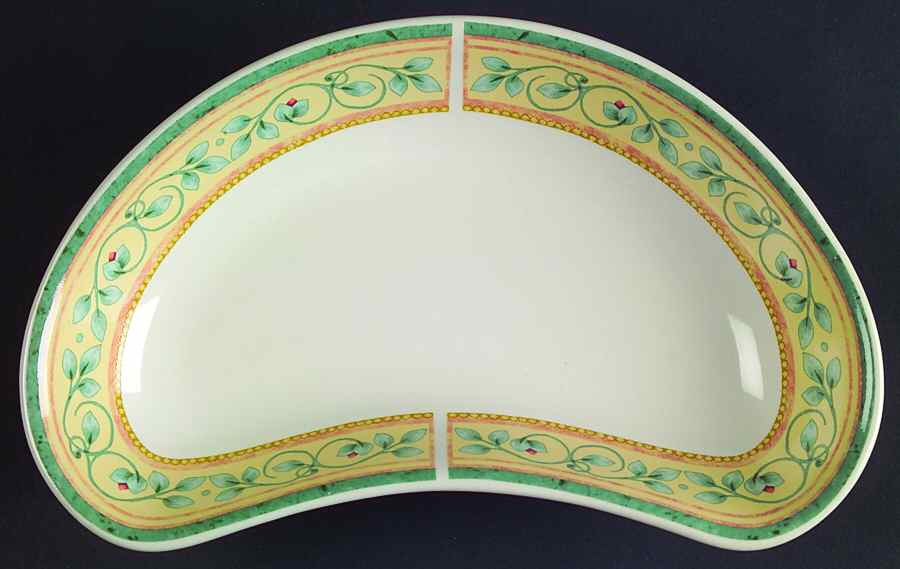 French Quarter (Stoneware) Crescent Salad Plate by Pfaltzgraff-1
