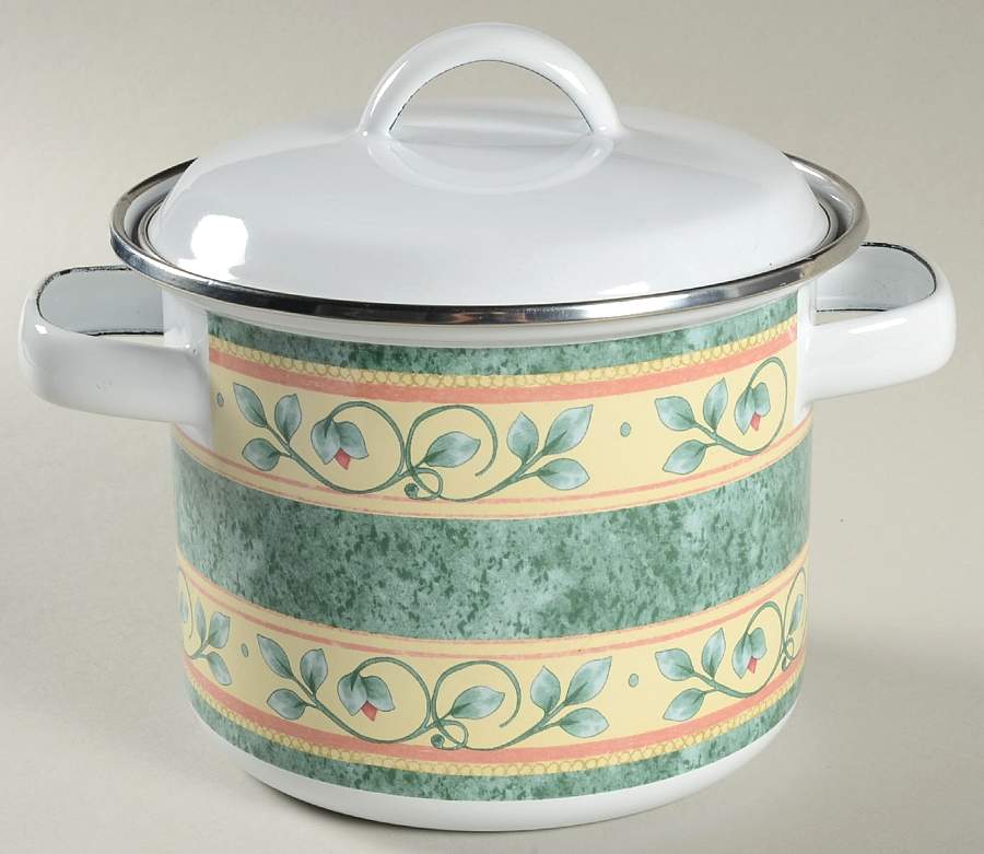 French Quarter (Stoneware) 1.5 Quart Metal Stew Pot by Pfaltzgraff-1