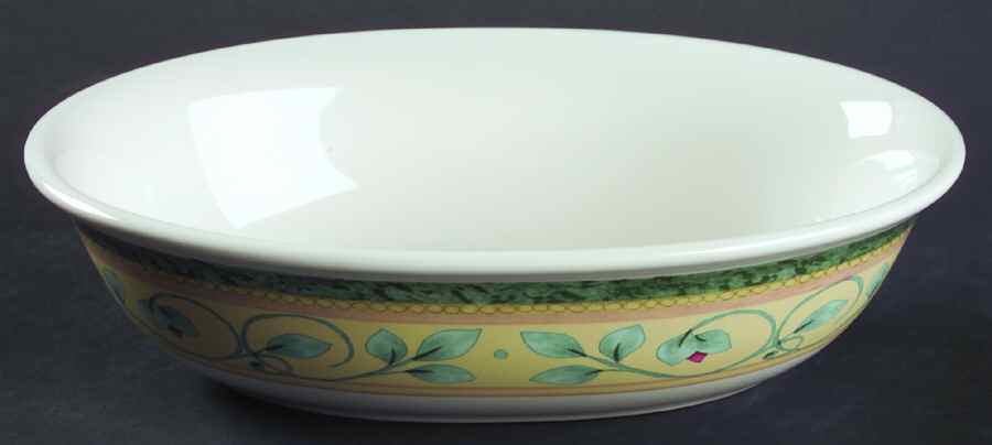 French Quarter (Stoneware) 8" Oval Vegetable Bowl by Pfaltzgraff-1