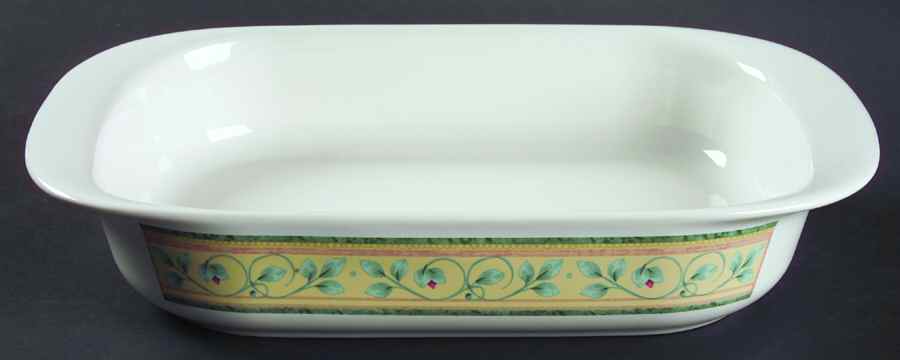 French Quarter (Stoneware) 11" Rectangular Baker by Pfaltzgraff-1