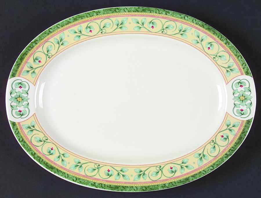 French Quarter (Stoneware) 12" Oval Steak Platter by Pfaltzgraff-1