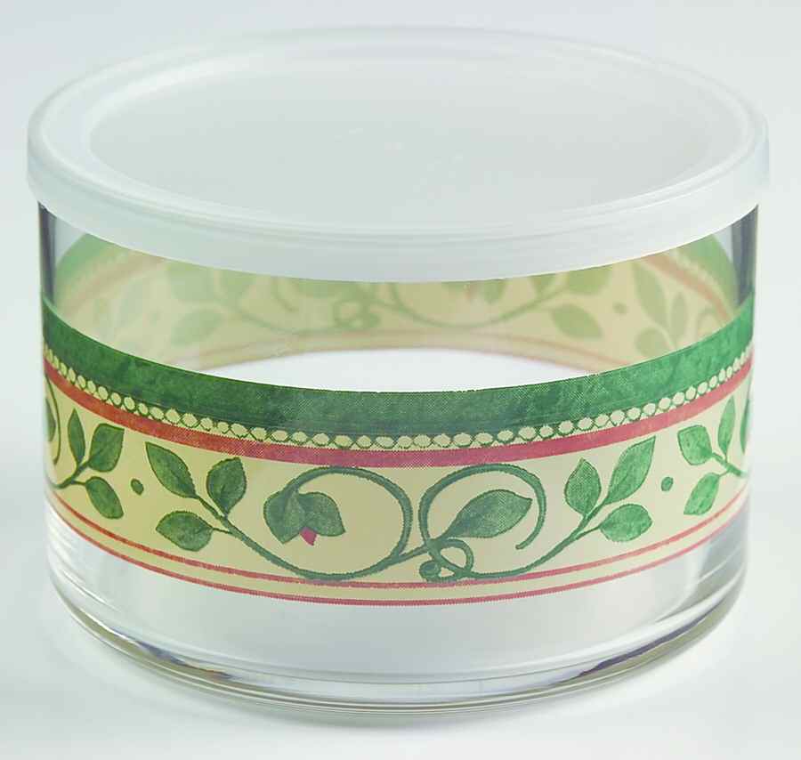 French Quarter (Stoneware) Small Glassware Storage Jar & Lid by Pfaltzgraff-1