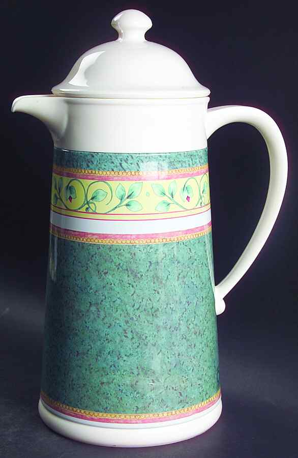 French Quarter (Stoneware) Plastic Thermos/Carafe & Lid by Pfaltzgraff-1