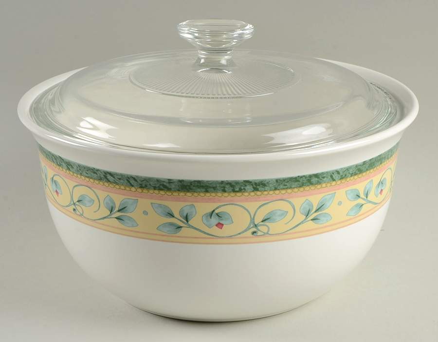 French Quarter (Stoneware) 2 Qt Round Covered Casserole by Pfaltzgraff-1