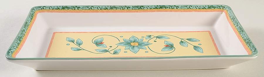 French Quarter (Stoneware) Rectangular Tray 11" by Pfaltzgraff-1