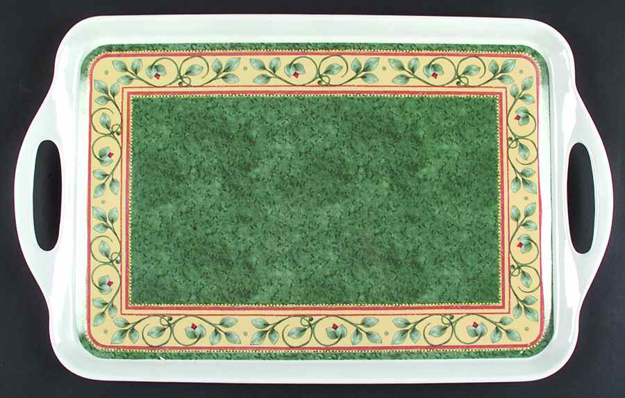 French Quarter (Stoneware) 19" Melamine Serving Tray by Pfaltzgraff-1