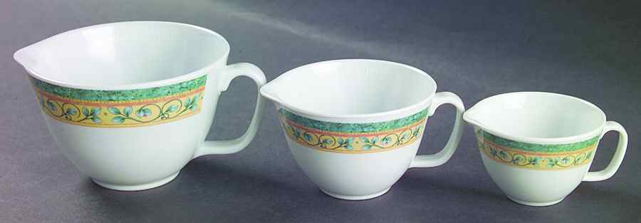 French Quarter (Stoneware) 3 Piece Melamine Measuring Cup Set by Pfaltzgraff-1
