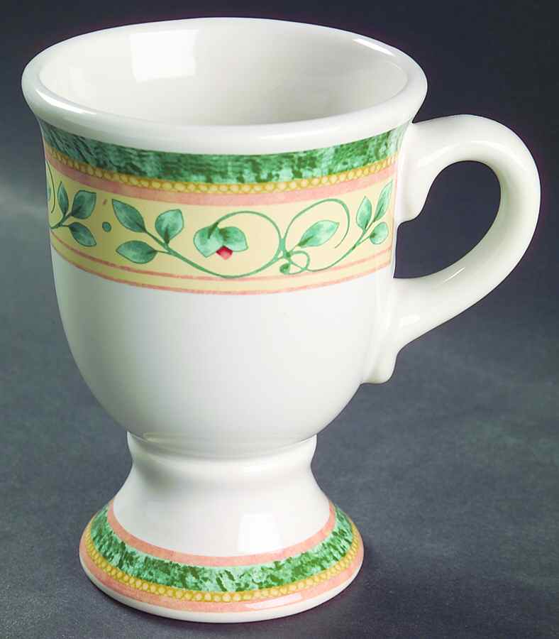 French Quarter (Stoneware) Pedestal Mug by Pfaltzgraff-1