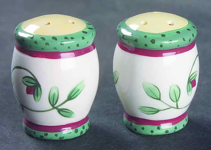 French Quarter (Stoneware) Individual Salt & Pepper Set by Pfaltzgraff-1