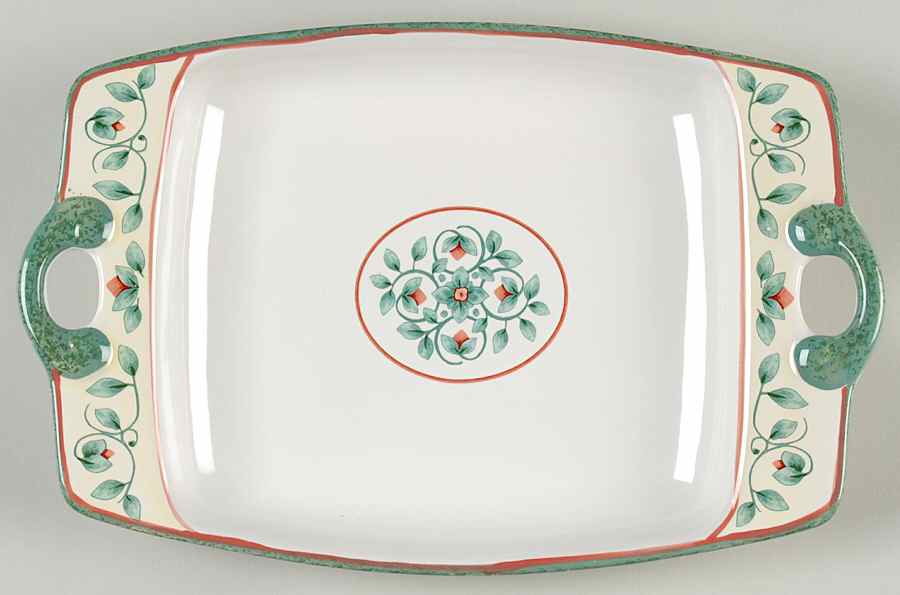 French Quarter (Stoneware) 12" Rectangular Serving Platter by Pfaltzgraff-1