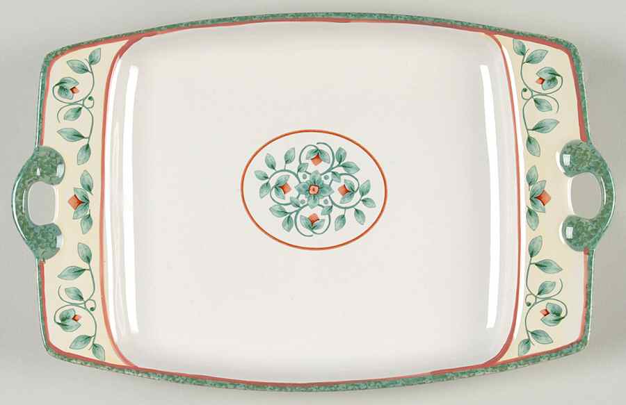 French Quarter (Stoneware) 10" Rectangular Serving Platter by Pfaltzgraff-1