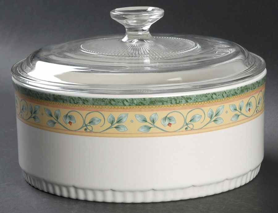 French Quarter (Stoneware) 2.5 Qt Round Covered Baker by Pfaltzgraff-1