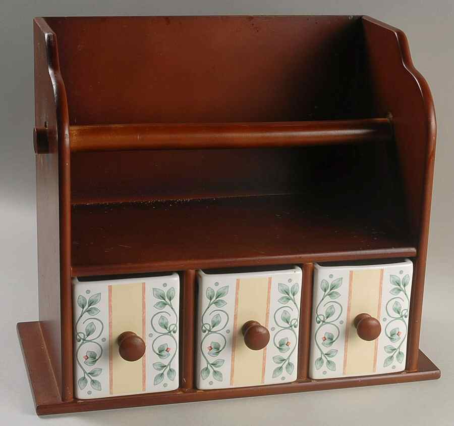 French Quarter (Stoneware) Paper Towel Organizer by Pfaltzgraff-1