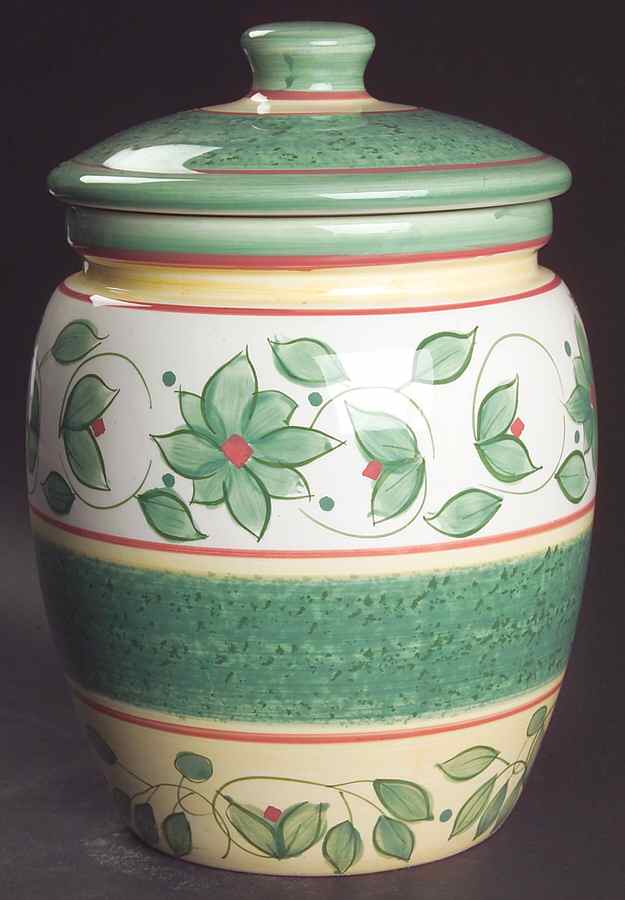 French Quarter (Stoneware) Medium Canister & Lid by Pfaltzgraff-1