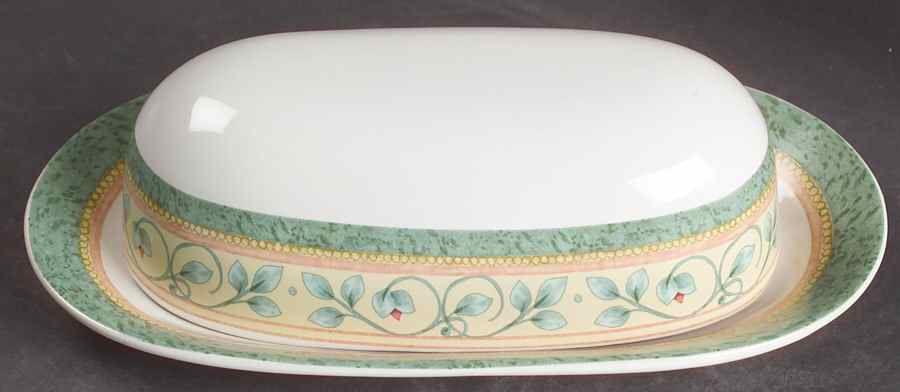French Quarter (Stoneware) 1/4 Lb Covered Butter by Pfaltzgraff-1
