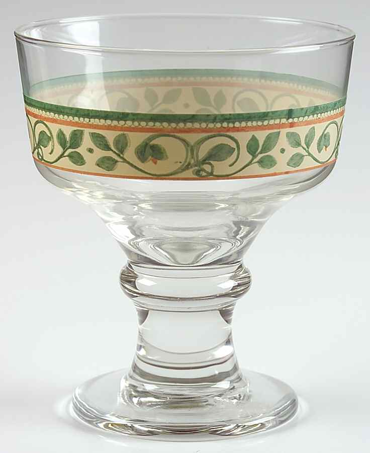 French Quarter (Stoneware) Glassware Footed Dessert by Pfaltzgraff-1