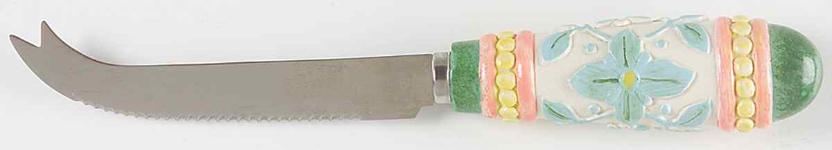 French Quarter (Stoneware) Cheese Knife with Stainless Blade by Pfaltzgraff-1