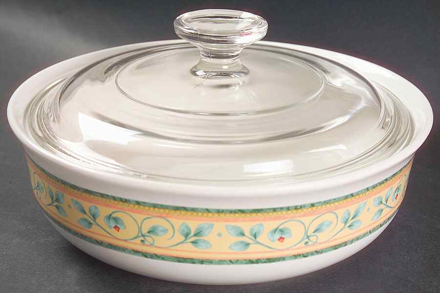 French Quarter (Stoneware) 1 Qt Round Covered Casserole by Pfaltzgraff-1