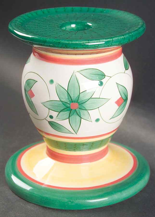 French Quarter (Stoneware) 5" Pillar Candleholder by Pfaltzgraff-1