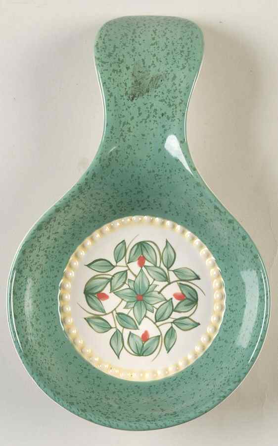 French Quarter (Stoneware) Spoon Rest/Holder (Holds 1 Spoon) by Pfaltzgraff-1