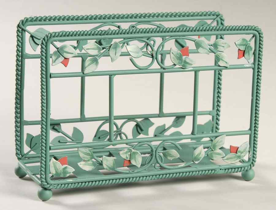 French Quarter (Stoneware) Metal Napkin Holder by Pfaltzgraff-1