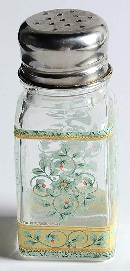French Quarter (Stoneware) Glassware Salt Shaker & Lid by Pfaltzgraff-1
