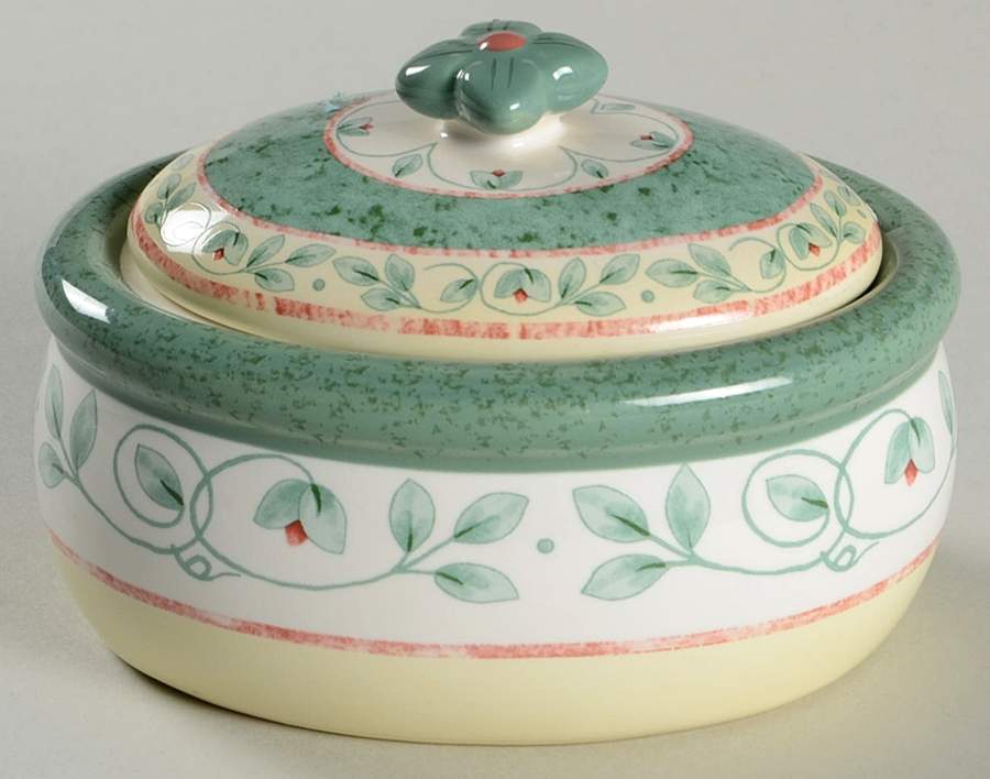 French Quarter (Stoneware) Dip Bowl and Lid by Pfaltzgraff-1