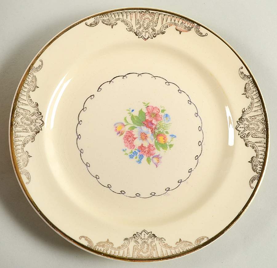PCP131 Bread & Butter Plate by Paden City-1