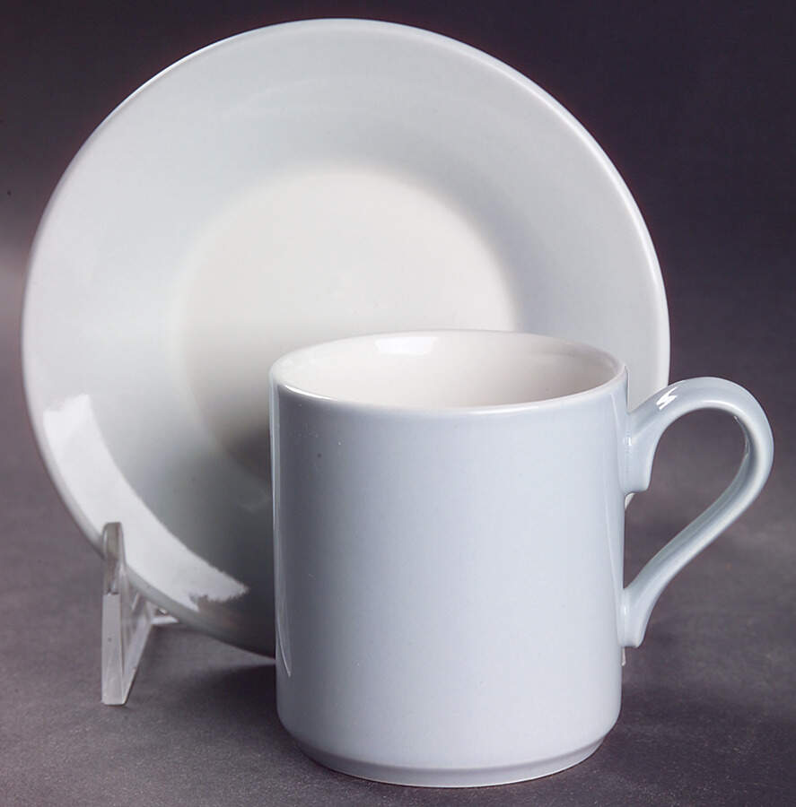 Seasons Colors Blue Flat Demitasse Cup & Saucer Set by Portmeirion-1