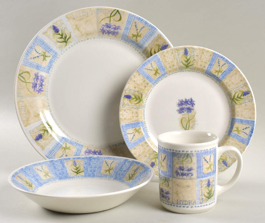 Hydrangea 4 Piece Place Setting by Pier 1-1
