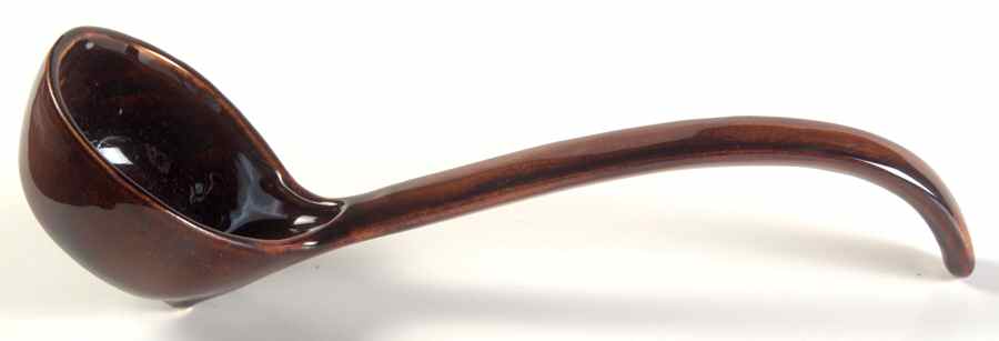 Heritage Brown Tureen Ladle by Pfaltzgraff-1