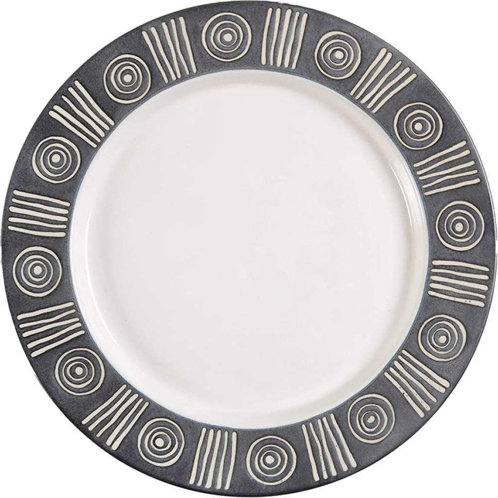 Bongo (Black) Dinner Plate by Pottery Barn China-1