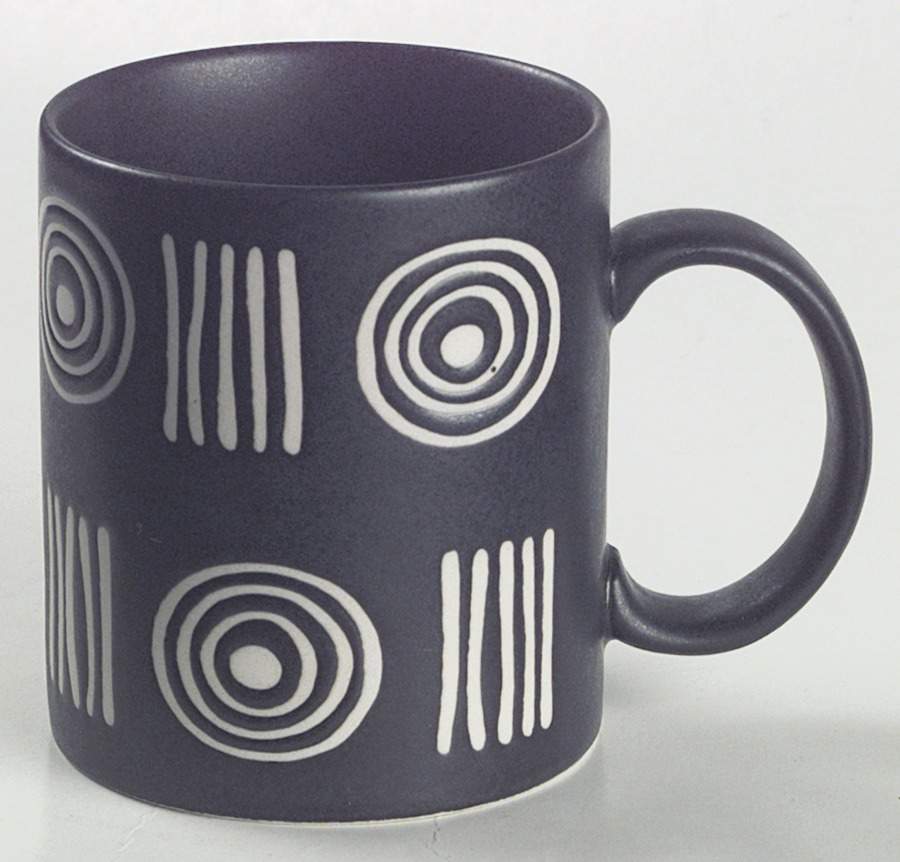 Bongo (Black) Mug by Pottery Barn China-1