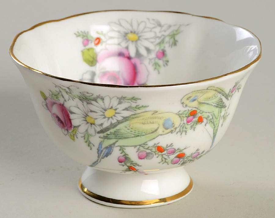 Princess Margaret Rose White Mini Open Sugar Bowl by Paragon-1