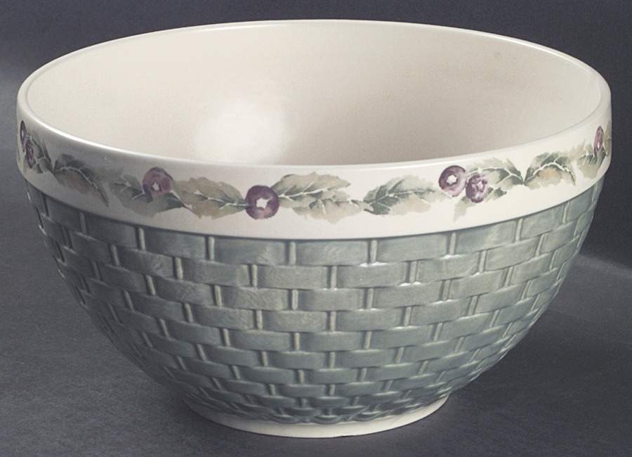 Jamberry 9" Sculpted Salad Serving Bowl by Pfaltzgraff-1